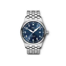 IWC 파일럿 워치 마크XVIII 40 블루 브레이슬릿